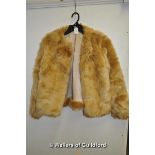 *Fur coat (Lot subject to VAT)