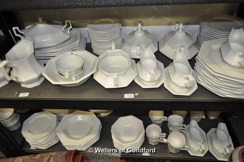 A large quantity of Johnson's Heritage china dinner and tea wares.