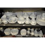 A large quantity of Johnson's Heritage china dinner and tea wares.