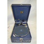 *Vintage HMV portable gramophone c.1935 (Lot subject to VAT)