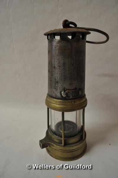 *Thomas and Williams Averdare miners lamp, impressed No.865 (Lot subject to VAT)