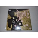 David Bowie album Let's Dance, autographed in silver pen.
