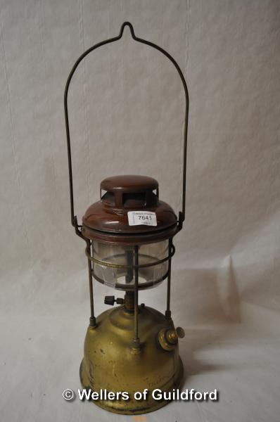 *Tilley brown enamel lamp (Lot Subject to VAT)