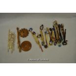 *Collection of lace bobbins (Lot subject to VAT)