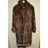 *Mink fur coat by Cooks Practical Furriers of Wolverhampton (Lot Subject to VAT)