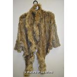 *Knitted rabbit fur cardigan (Lot Subject to VAT)