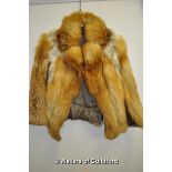 *Red fox fur jacket (Lot Subject to VAT)