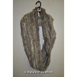 *Jocelyn rabbit fur scarf (Lot Subject to VAT)