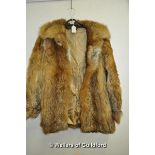 *Red fox fur jacket (Lot Subject to VAT)