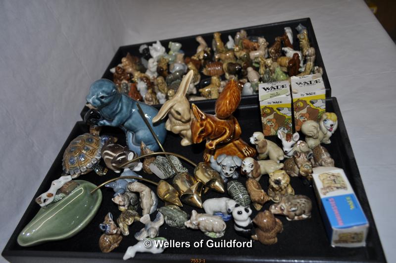 A large quantity of Wade Whimsies including two boxed Disney examples; Poole squirrel and otter; - Bild 2 aus 2