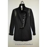 *Military style wool coat trimmed with mink fur (Lot Subject to VAT)