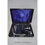 Gowllands opthalmascope in fitted case.