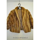 *Fur jacket (Lot Subject to VAT)