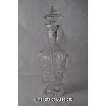 A Waterford crystal decanter.