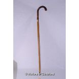 *Walking stick with horn tip, 'gadget' sections (Lot subject to VAT)