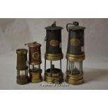 *Four miners lamps (Lot subject to VAT)