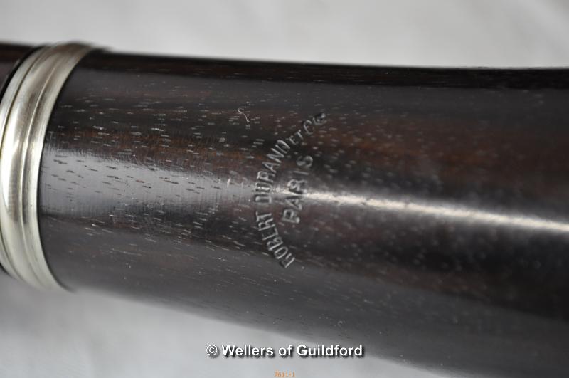 *A Robert Durand et Cie, Paris, blackwood clarinet, cased. (Lot is subject to VAT) - Image 2 of 5