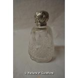 *Silver topped cut glass bottle (Lot subject to VAT)