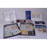 *Stamps - including 1st day covers, TI Raleigh Tour De France winners and Spain, commemorative