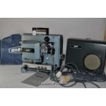 *Elf 16mm projector with cables, case and operators manual