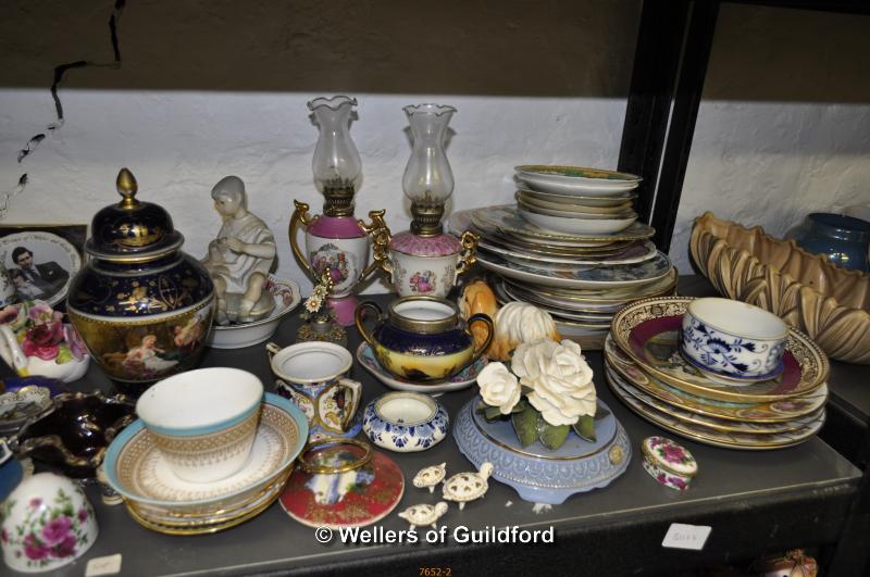 Ornamental china including a Royal Worcester cabinet cup and saucer, various cabinet cups, saucers - Image 3 of 3