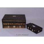 *Two porcupine quill and ebony boxes (Lot subject to VAT)