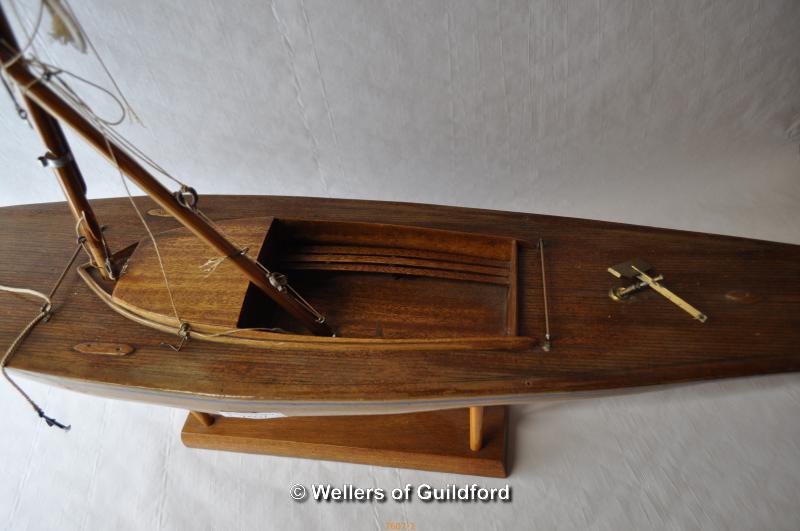 *Vintage wooden pond yacht, 30" (Lot subject to VAT) - Image 3 of 6