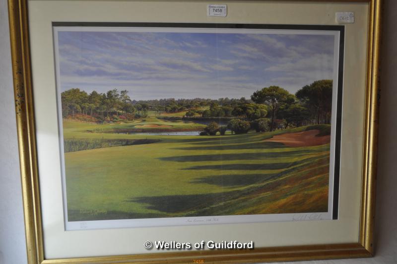 *Richard Chorley, limited edition print 337/850, "San Lorenzo, 18th Hole", signed in pencil,