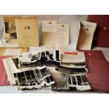 A collection of memorabilia related to the S.S." Empress of Britain" ocean liner, launched on the