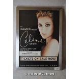 Celine Dion - "Let's Talk about Love" Framed art work for the world tour, insured by Robertson