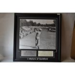 Golf - Ben Hogan, American golf champion, 1912-1997, signed cheque mounted with a photo of his