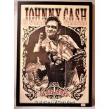 Johnny Cash - tells it like it is, poster framed and glazed, 32.5 x 23"