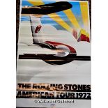 Rolling Stones - John Pasche designed 1972 tour poster.(The same designer designed the stones lip