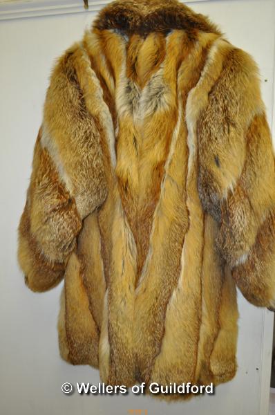 *Fur coat, possibly fox fur by Ann Taylor - Image 2 of 2