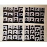 The Beatles -" Hard Days Night" a series of 4 outtake contact sheets similar to the Hard days