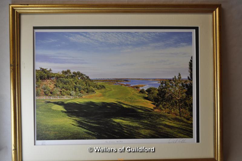 *Richard Chorley, limited edition print 259/850, "San Lorenzo, 7th Hole", signed in pencil,