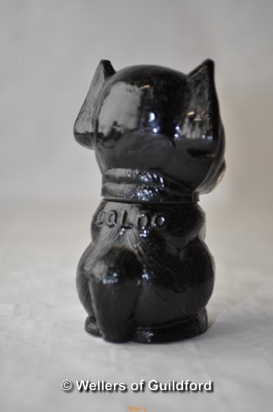 Potter and Moore OoLoo black cat scent bottle, Lond and Mitchell, Reg No.748794, 7.5cm high - Image 2 of 4