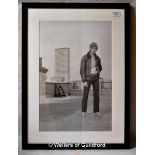 David Bowie - 1967 large photograph with embossed archive stamp bottom left, Printed later,