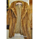 A fur coat.