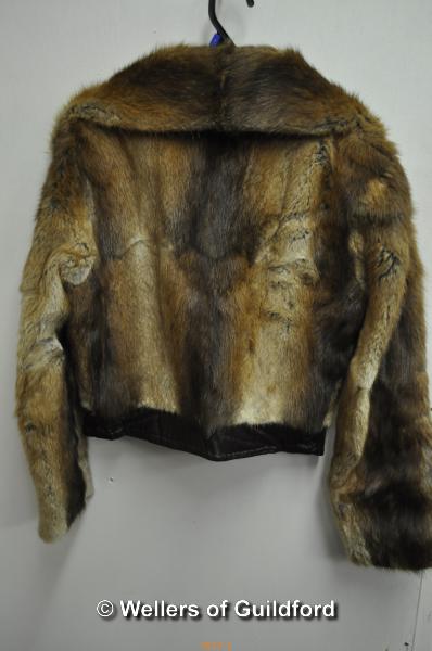 *Fox fur 'bomber' jacket (Lot subject to VAT) - Image 2 of 2