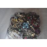 Sealed bag of costume jewellery