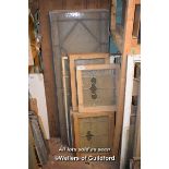 COLLECTION OF LARGE LEADLIGHT PANELS AND WINDOWS