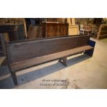 PINE PEW BENCH, 290CM LONG