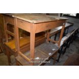 VINTAGE DOUBLE SCHOOL DESK