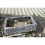 STONE TROUGH A/F 87CM X 54CM