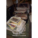 SUITCASE CONTAINING SHEET MUSIC AND OTHER MEMORABILIA