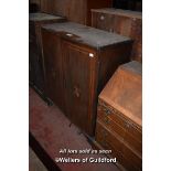 EDWARDIAN INLAID MAHOGANY CUPBOARD