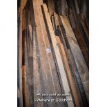 BAY CONTAINING A LARGE QUANTITY OF RECLAIMED FLOORBOARDS