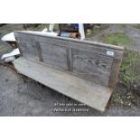PITCHED PINE PEW BENCH