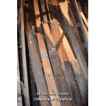 BAY CONTAINING A LARGE QUANTITY OF RECLAIMED FLOORBOARDS